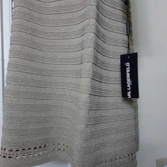 Karl Lagerfeld Gold Dress size XL NWT - Picture 12 of 12